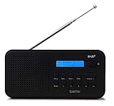 Image of Smith Style SMITHREDIBLK DAB radio