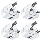 Image of Rekavin usb plug 4pack twin port USB charger